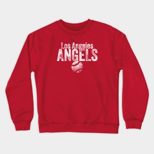 ANGELS Baseball Weathered Crewneck Sweatshirt